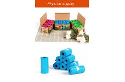 China Biodegradable Compostable Roll Dog Poop Bags with Custom Gravure Printed Logo supplier