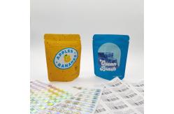 China Matte Compostable Holographic Stand Up Pouch Vacuum Airtight For Food Packing supplier
