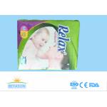Hypoallergenic Size 4 OEM Relax Chemical Free Diapers / Disposable Baby Nappies for sale