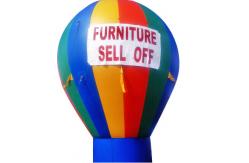 China Free shipping 4 meter high inflatable PVC floating advertising ground balloon supplier