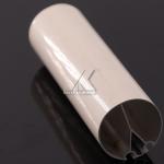 Powder Coating Curtain Rod Material 6063 Material Alumilium Extrusion Profile for sale