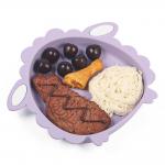 Purple Sheep Silicone Section Plate Silicone Childrens Plates For Toddlers for sale