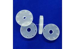 China Factory Customized High Temperature Resistant Circular Drilled Quartz Plate Frosted Glass Sheet supplier