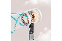 China White Rechargeable Table Fan High Wind Turbine 2000mAh Mini Portable USB Fan supplier