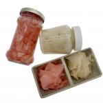 High Grade Pink Oem Pickled Sushi Ginger Slice Strip In Bottle 340g for sale