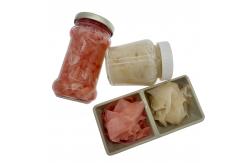 China 340g Chinese Sweet Pickled Ginger Slice White And Pink In Bottle supplier
