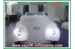 China Customized Advertising Events Lenghth 3m Inflatable Car 2 Head Led Bulbs supplier