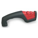 Durable Plastic Red Knife Sharpener , Hone Knife Sharpener For Ceramic Knives