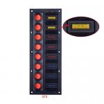 Black 12v Rocker Switch Panel ,  IP68 3 Way Rocker Switch Marine for sale