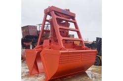 China 12 Cbm Radio Remote Control Grab Bucket Red C5M Spray Painting supplier