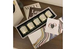 China Candle Jar Exquisite Gift Box Rectangular Shape Paper Glossy / Matte Finish supplier