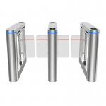 High Security Swing Barrier Turnstile Gates Face Recognition Fingerprint Access Control for sale