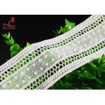 5.2cm Width Water Soluble Lace Trimming For Straight Skirt Tail Design