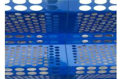 China Custom Length Windbreak Fence Panels Dustproof Punching Mesh 0.8mm Thickness supplier