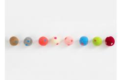 China Handmade Circle Dot Pattern Felt Ball Crafts 2CM Diameter EN71 Standard supplier