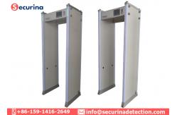 China 45 Pinpoint Zones Security Walk Through Metal Detector With IP65 Weather Proof supplier