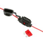 IP67 Waterproof Car Blade Fuse Holder with LED Indicator