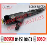 Hot sale common rail injector 0445110661 0445110603 for BOSCH diesel engine for sale
