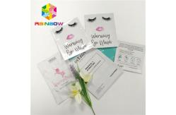 China 3 Layers Laminated Mask Empty Aluminum Foil Cosmetic Bag Mask Pouch Resealable supplier
