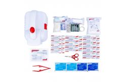 China Travellers Survival First Aid Kit In Flashlight Torch Box With Batteries supplier