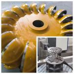 Precision Hydro Turbine Runner With Changable Blade Anti-corrosion with stainless steel or carbon steel for sale