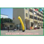 Inflatable Stick Man Yellow Inflatable Guy , Advertisement Air Dancers Inflatables