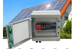 China 15A Solar PV Combiner Box Circuit Breaker 2 Strings Plastic 550VDC Solar Panel supplier