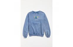 China Custom Plain Pullover Cotton Women Crew Neck Shirt Casual Sweatshirt supplier