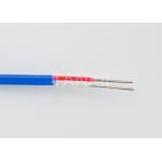 200 Degrees FEP Insulated Thermocouple Cable Type J K T E Solid / Stranded Conductors for sale