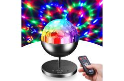 China Rotating LED Disco Party Light Sound Activated Bluetooth Speaker supplier