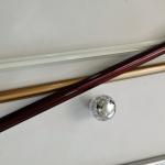 22 Inch Single Track Ceiling Mount Galvanized Pipe Curtain Rod for sale