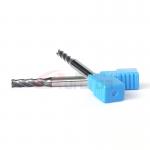 3/8 5mm 3/16 4 Flute Carbide End Mill For Titanium Extra Long 75mm for sale