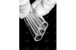 China Laser Spare Parts High Purity Quartz Triple Bore Customized Need Drawing supplier