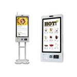 32 Touch Screen Fast Food Self Service Ordering Kiosk Self Checkout Kiosk With Software Ordering for sale