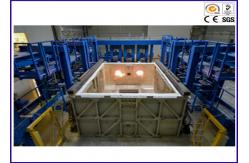 China Electronic Horizontal Flammability Tester Large Scale Fire Resistance Test Furnace supplier