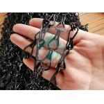 Wall Divider 1.6mm Metal Mesh Drapery Anodized Surface Treatment Aluminium Chain Link