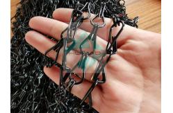 China Wall Divider 1.6mm Metal Mesh Drapery Anodized Surface Treatment Aluminium Chain Link supplier