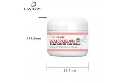 China Watermelon Glow Hyaluronic Acid Night Face Mask Cream Exfoliating supplier
