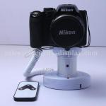 Remote Control Camera Retail Display Stand With Alarm