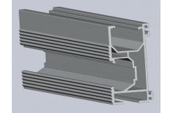 China Silver Anodized Solar Roof Rail Drilling With Aluminum Alloy 6005 supplier
