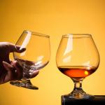 140ml Small Clear Brandy Goblet Glass crystal Drinking Beer Cup for sale