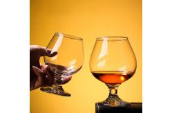 China 140ml Small Clear Brandy Goblet Glass crystal Drinking Beer Cup supplier