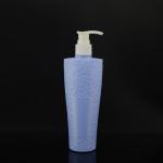 China 250ml PE  Durable Harmless Empty Shampoo Bottle White Pump Bottles For Shampoo for sale