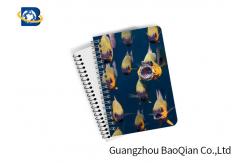 China Eco Friendly Paper 3D Lenticular Notebook Ocean / Animal Pattern With Spiral supplier
