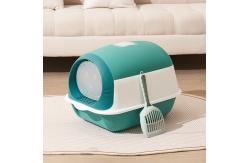 China Waste Receptacle Smart Pet Litter Boxes Waterproof Senior Friendly Odor Control supplier