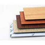 E0 Grade Aluminum Composite Wooden Panel 2440mm With UV Resistance for sale
