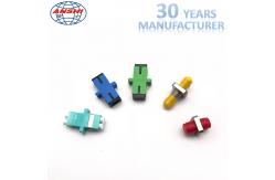 China SC / APC  Fiber Optic Accessories Simplex Singlemode Multimode Adaptors supplier