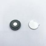 Small Round N35 Neodymium Magnet Name Badge Black D17x6 for sale