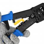 Alloy Practical Network Cable Crimping Tool , Multipurpose CAT Cable Crimper