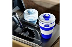 China Lightweight 350ML Foldable Collapsible Silicone Coffee Cup supplier